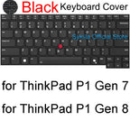 Keyboard Cover for Lenovo ThinkPad 16 Z16 P1 X1 E16 L16 P16 T16 P16s P16v T1g T16g Gen 8 7 6 5 4 3 Silicone Protector Skin Case