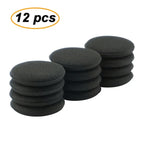 12Pcs Round Car Waxing Polish Wax Foam Sponge High Density Applicator Pads Cleaning Sponge Auto Detail Washing Car Cleaning Tool
