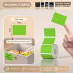 NIIMBOT B21/B203/B3S Label Machine Printing Paper Self Adhesive Label Waterproof Oil Resistant Tear Resistant Label
