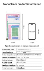 A7M5 Two Size 20Sheets Loose Leaf Inner Page Notebook Refill Spiral Weekly Monthly To Do Inside Paper Stationery