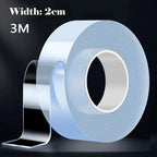 Versatile Reusable Double Sided Waterproof Adhesive Tape Strong Viscosity Firm Sticking Washable Removable Multipurpose Tape