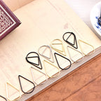 30/50pcs Paper Clip Mini Heart Gold Rose Gold Color Clip Bookmark Binder Office Accessories Paper Binder Clips Patchwork Clip