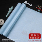 Sumi Art Wax Dye Pearlescent Ink Colorful Half Ripe Rice Paper Xuan Paper Scroll Multicolor Brush Calligraphy Creation Work Roll