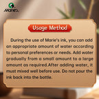 1pc 100g/250g/500g Marie's Calligraphy & Sumi Liquid Ink Bottle for Artists for Practice Chinese Traditional Art Works