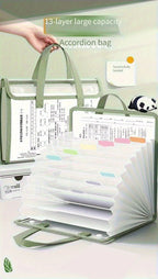 Portable Expandable Accordion File Folder Has 13 Pockets and Is Suitable for A4-sizedEnvelopes,and IsSuitable for Home,OfficeUse