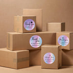 10-50pcs Thank You Cards For Small Business Colorful Laser Paper Thank You For Your Order "Beyond Grateful" Cards