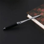 Metal Letter Opener Knife Black Smooth Durable Envelope Cutter for Office Home and Daily Mail Handling Tasks