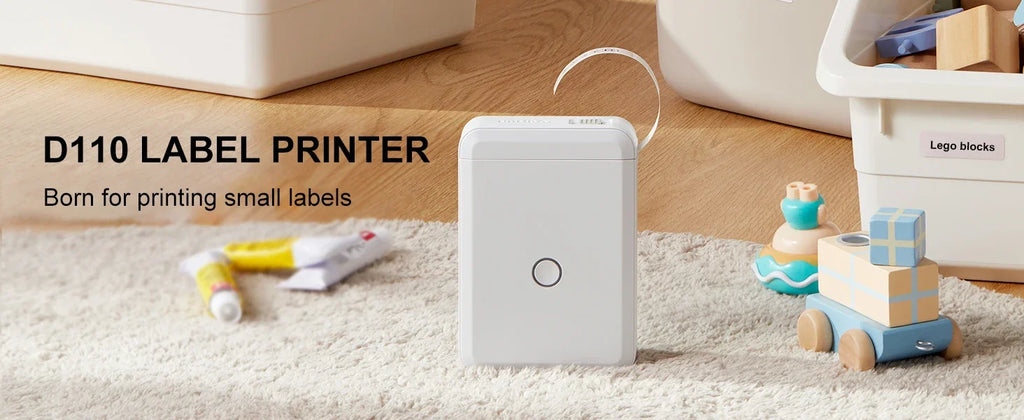 Niimbot D110 Portable Mini Printer Thermal Adhesive Sticker Label Printer Inkless Pocket Label Maker UV Printer For Mobile Label