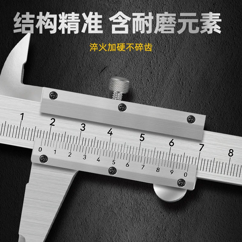 150MM Marking Vernier Caliper High Accuracy Micrometer Stainless Steel Gauge Sliding Measuring Instrument Tools Inside Outside