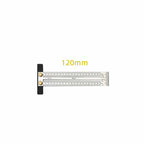 Precision Marking T-Rule, Stainless Steel T Type Hole Ruler Scribing Gauge Marking Measuring Tool Woodwork  200mm/300mm/400mm