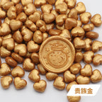 100pcs Heart-Shaped Sealing Wax Beads for Wax Seal Stamp, Great For Embellishment Of Card Envelope, Wedding Invitation