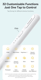 Baseus 3rd Gen Bluetooth Stylus for Apple Pencil Palm Rejection Compatible with iPad pro Mini Air 2024 2022-2018 for Apple Pen