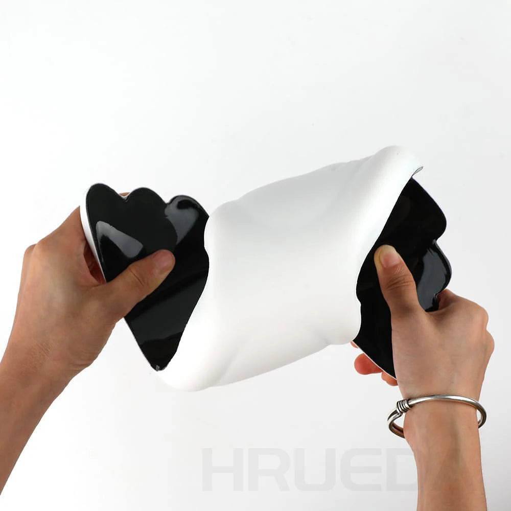 Mousepad Ergonomic Angel Keyboard Wrist Rest and Mouse Pad Set Reduce Wrist Pain for Office and Gaming Use Angel Wing, Memory Fo