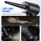 Electric Wireless Air Duster Compressed Air Blower Gun 51000RPM Type-C Air Duster For Computer Keyboard PC Clean Gadget Blower