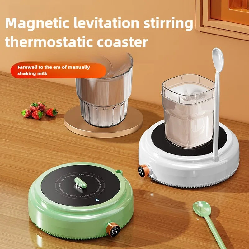 Automatic Stirring Cup Portable Electric Mixing Coffee Cup Office Mug Maglev Milk Shaker Kitchen Supplies with Spoon
