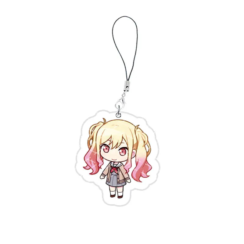 Anime Project Sekai Colorful Stage Mobile Phone Charms Acrylic PJSK Small Pendant Kusanagi Nene Len Rin Phone Chain Keychain