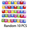 Random 10 Piece Mini Embossing Punch Set, Mixed Colors, Creative Portable Paper Craforations,t Cutting and Embossing Tools for D