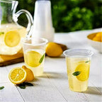 50/100PCS Disposable Transparent Plastic Cups Household Drinking Cups Fruit Juice Coffee Ice Crea Birthday Party Utensils