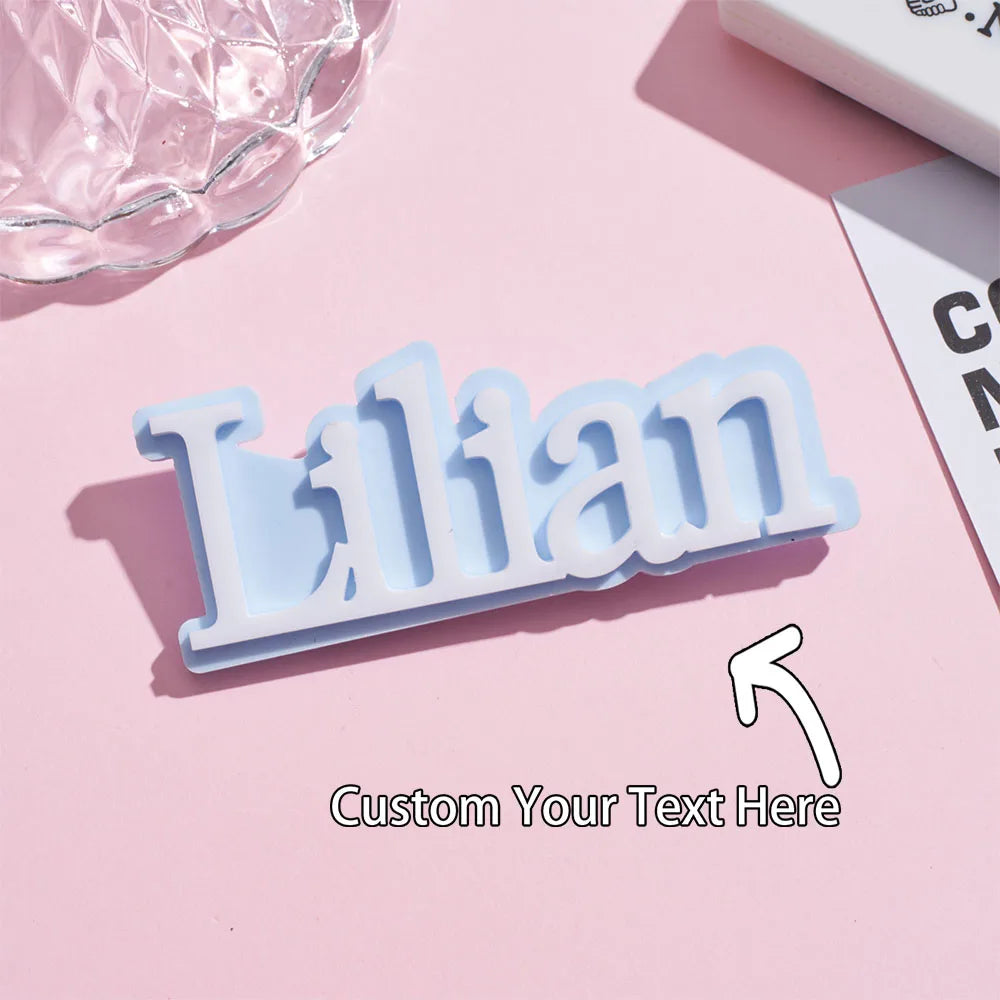 A custom acrylic letter brooch, personalized name brooch, a gift for family members, friends or loved ones on special occasions
