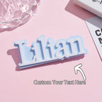 A custom acrylic letter brooch, personalized name brooch, a gift for family members, friends or loved ones on special occasions