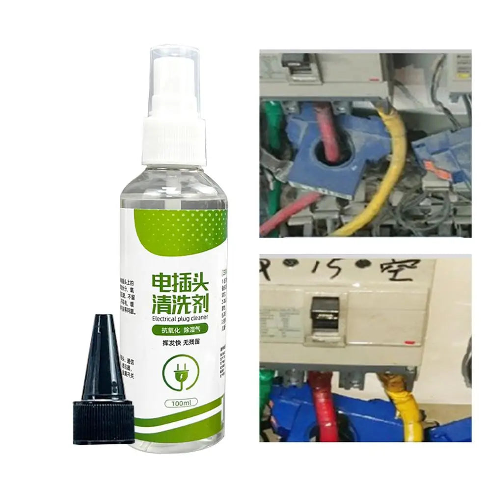 100ml Electrical Cleaner Fast-Drying Electronic Cleaner Safety Aerosol Spray Industrial Equipment Degreaser Liquid For Car Plugs