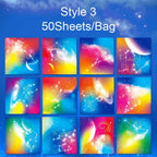 Creative Square Star Sky Constellations Origami Paper Kid DIY Handmade Double-sided Coloring Fold Craft Paper Art Material Gift