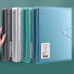 Multifunctional PP Storage Booklet Loose Leaf A4/A5/B5 Binder Family ID Storage Bag Dustproof Photo Album School