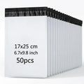 50pcs Solid White Poly Shipping Bag Mailers Mail Courier Bag PE Plastic Express Envelope Storage Bags Self Seal Packing Pouch