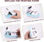C9 mini HD printer portable sticker label Printer Bluetooth pocket thermal printer with paper for student note inkless printing