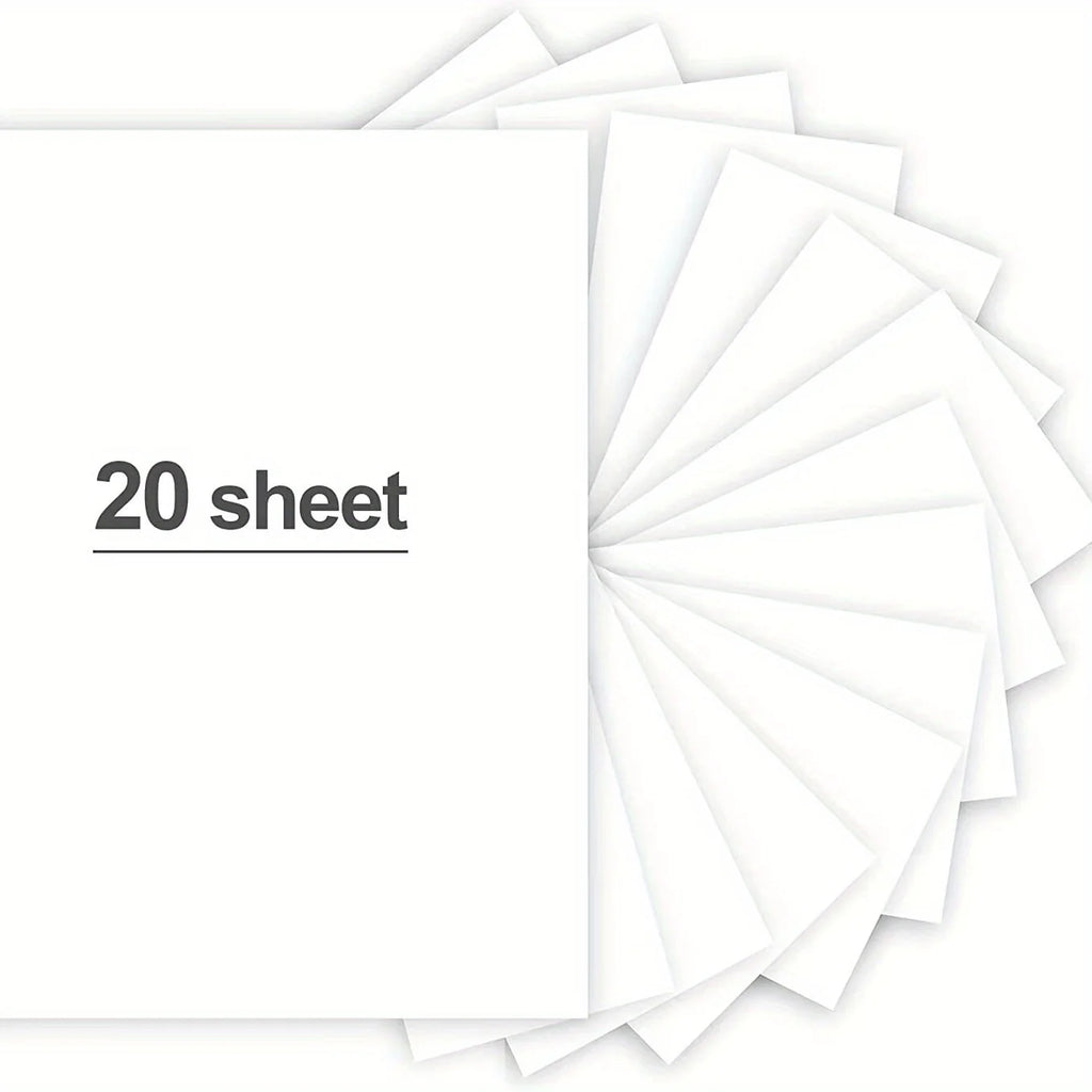 20 Sheets A4 Brown Kraft /Black /White Cardstock 8.26 x 11.7in, 250gsm White cardstock Paper DIY Crafts Invitation Cards Making