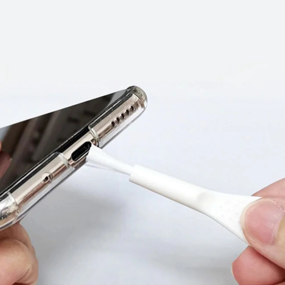 Mobile Phone Charging Port Type C Dust Plug for iPhone 16 15 14 Pro Max Cleaner Kit Computer Keyboard Cleaner Tool Clean Brush