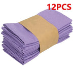 Table Cloth Napkins Durable Polyester Thicken Placemat Reusable for Kitchen Dining  Wedding Decoration 16inch*16inch