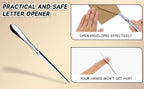Letter opener, advanced envelope letter opener Metal office open letter knife Envelope cutter suitable for office household good