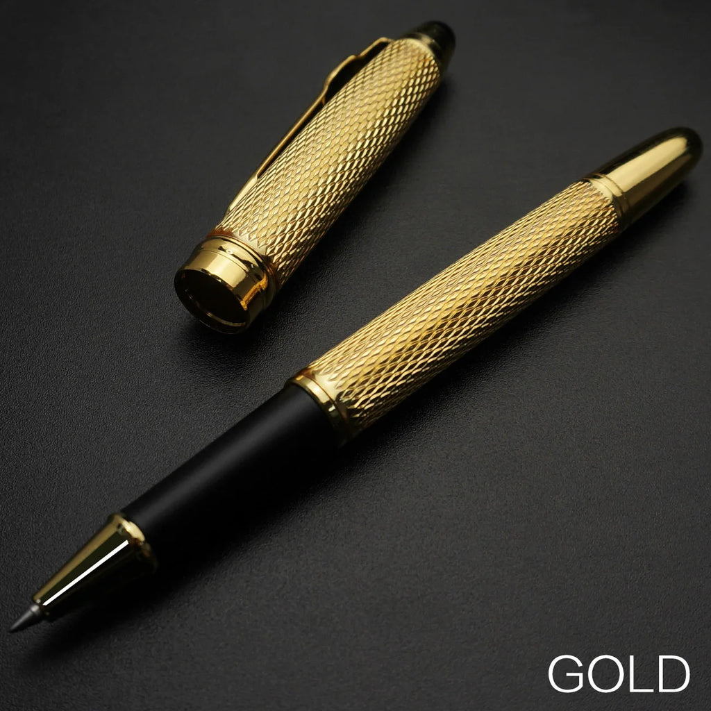 STONEGO Classic Luxury Rollerball Pens, Stainless Steel Roller Ball Pen for Men Women, School, Office, Executive, Business