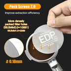 Alikisscafe Espresso Puck Screen 0.2mm Thickness 51mm 53.5mm 58.5mm Reusable Stainless Steel Heat Resistant Mesh Barista Tools