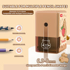 Capybara Pencil Sharpener Fast Sharpening Easy to Use for Kids Students School Office Stationery Cute Anime Merch Kawaii Gift