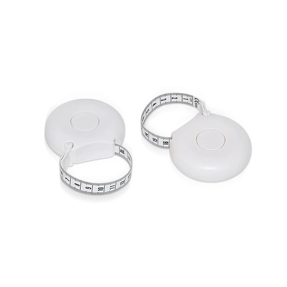 Measuring Tape 200cm/80 Inch Noise Elimination Body Waist Chest Measurement Retractable Measuring Ruler Fitness Ruler