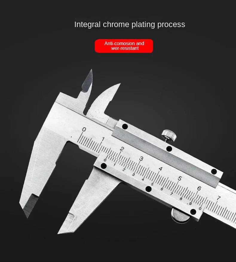 Professional Industrial Vernier Caliper Carbon Steel Four Use Metric Precision Measuring Tool Precision Measurement