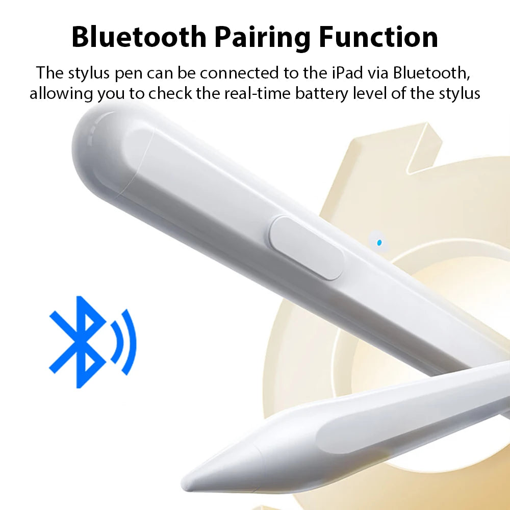 For Apple Pencil For iPad Air 11 M4 M3 M2 5 4 A16 Pro 13 11th M5 12.9 Stylus Pen 10 9 9th 10th Gen Mini 6 7 Bluetooth Touch Pens
