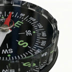 New Waterproof Hiking Compass, Multifunctional Sighting Navigation For Survival Traveling, Mountaineering Boating Outdoor Sports