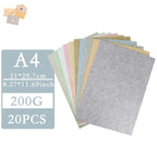 A4 20pcs 100/200G Vintage Retro Parchment Paper Certificate Printing Cover Paper Hand Account Menu Greeting Card DIY Lampshade.