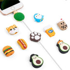 1Pc Charger Plug Protector for iPhone USB Cable Protective Cover Cord Winder Data Line Saver Bite Resistant Cable Guard