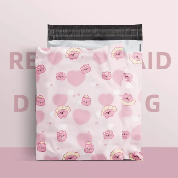 100PCS Poly Mailer Adhesive Envelope Printing Bag DIY Clothes T-shirt Pantihose Skirt Underwear Bra Shipping Packaging Pouches