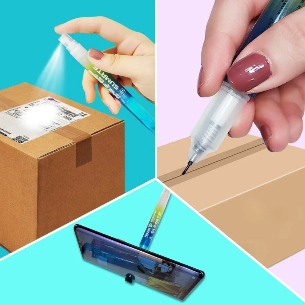 Express Logistics Information Privacy Smear Spray Correction Fluid 3 In 1 Spray Thermal Paper Correction Fluid Spray Pen