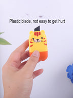 Cute Animal Roller Privacy Stamp - Panda Hippo Tiger Security Inkless Stamp for Identity Protection, Mail, Documents, Office Use
