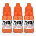 10ml Blue Red Black Ink Textile Clothes Ink Special Ink For Students Kids Name Stamp Printing On Clothing Waterproof Not Fade