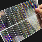 112pcs/240pcs Holographic Labels Tamper Evident Sealing Void Security Stickers for Gift Box Shipping Box Commercial Package