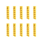 10pcs Cable Protector Silicone Charge Cable Spiral Winder Wire End Cord Savers Cover For Phone USB Charger Cable Accessories
