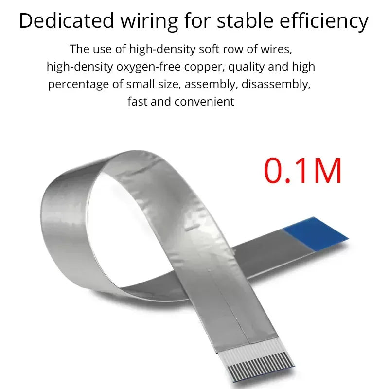 Ribbon FPV HDMI-Compatible Connector Flexible Flat Cable Raspberry Pi 4 Micro HDMI to HDMI/Mini HDMI Female 90 Degree FFC 20pin