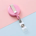 Retractable Steel Cord Pull Reel Keychains Spring Buckle Clasp Wire Rope Key Ring Recoil ID Card Holder Key Chain Multiple Tools